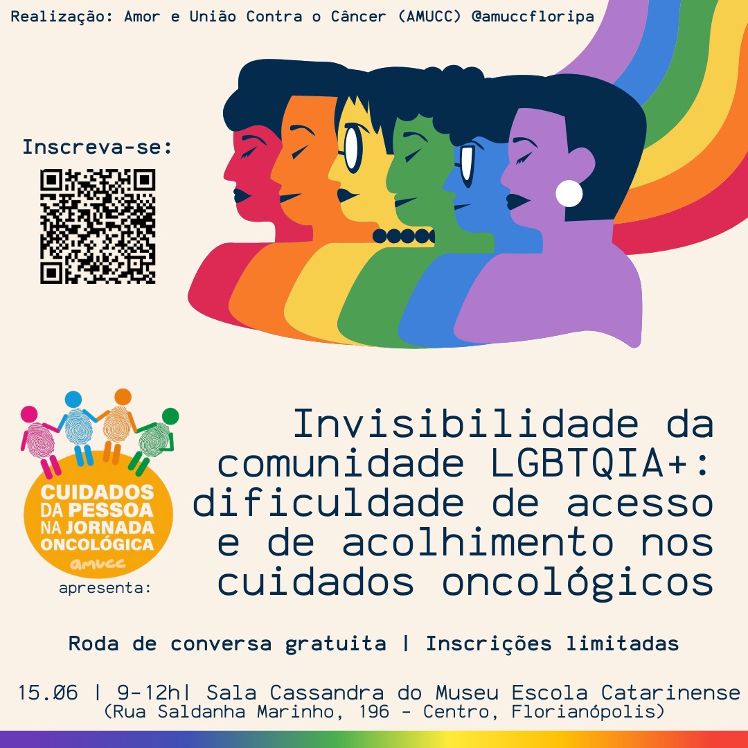 Roda de Conversa: acolhimento e cuidados oncológicos com pacientes LGBTQIA+